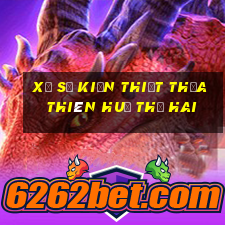 xổ số kiến thiết thừa thiên huế thứ hai