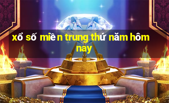 xổ số miền trung thứ năm hôm nay