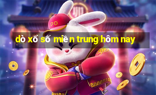 dò xổ số miền trung hôm nay