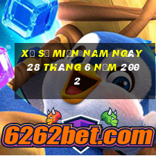 xổ số miền nam ngày 28 tháng 6 năm 2002