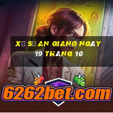 xổ số an giang ngày 19 tháng 10