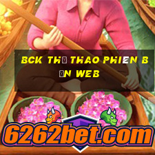 bck Thể thao Phiên bản web