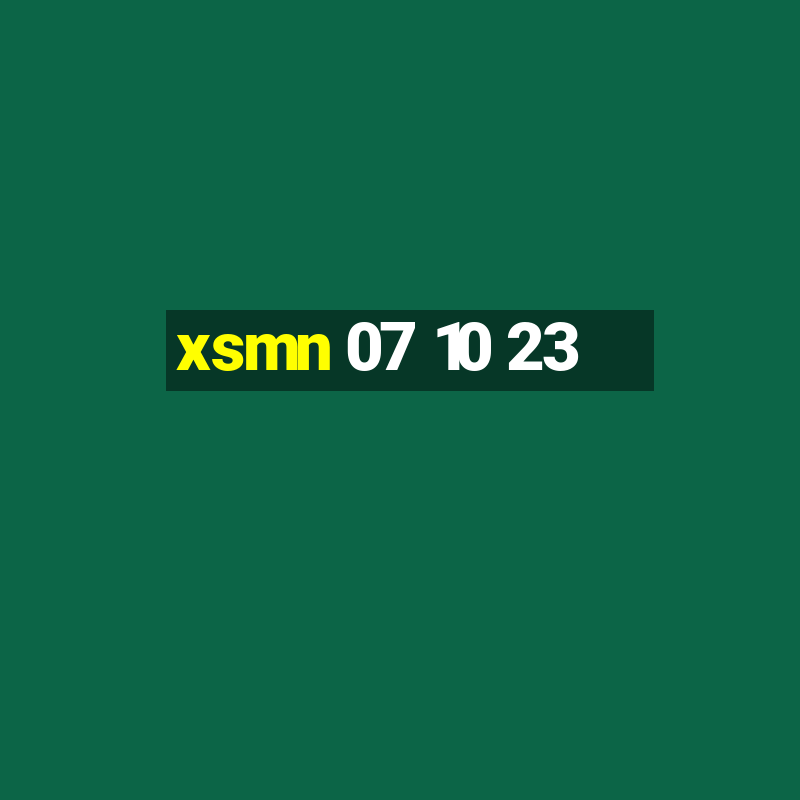 xsmn 07 10 23