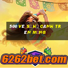 500 vé số hạ cánh trên mạng