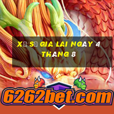 xổ số gia lai ngày 4 tháng 8