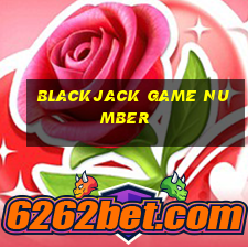 blackjack game number