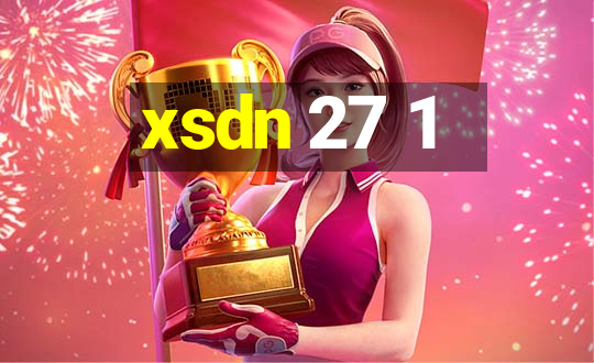 xsdn 27 1