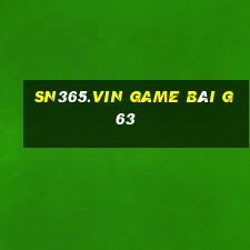 Sn365.Vin Game Bài G63