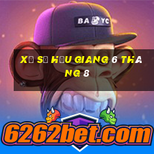 xổ số hậu giang 6 tháng 8