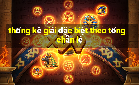 thống kê giải đặc biệt theo tổng chẵn lẻ