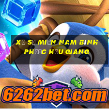 xổ số miền nam bình phước hậu giang