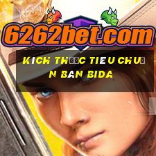 kích thước tiêu chuẩn bàn bida