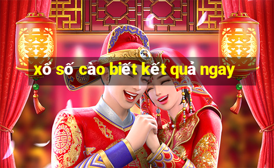 xổ số cào biết kết quả ngay