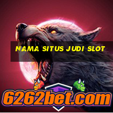 nama situs judi slot