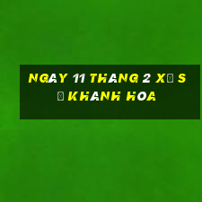 ngày 11 tháng 2 xổ số khánh hòa