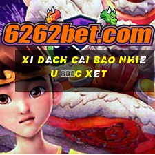 xì dách cái bao nhiêu được xét