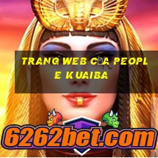 Trang web của People Kuaiba