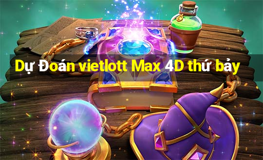 Dự Đoán vietlott Max 4D thứ bảy