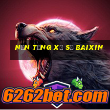 Nền tảng xổ số Baixin