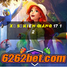 xổ số kiên giang 17 12