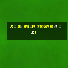 xổ số miền trung 4 đài