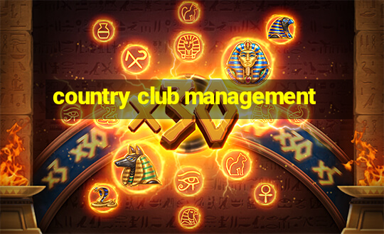 country club management