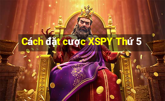 Cách đặt cược XSPY Thứ 5