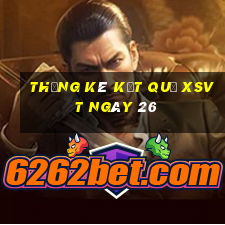 THỐNG KÊ KẾT QUẢ XSVT ngày 26