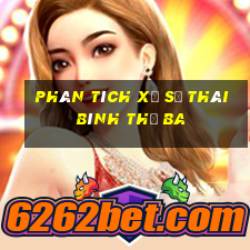 Phân tích xổ số thái bình thứ Ba