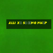 Alli Xổ số Đăng nhập