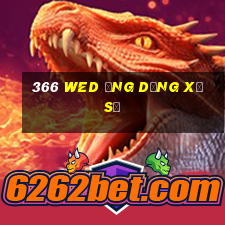 366 wed ứng dụng xổ số