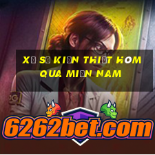 xổ số kiến thiết hôm qua miền nam