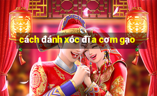 cách đánh xóc đĩa cơm gạo