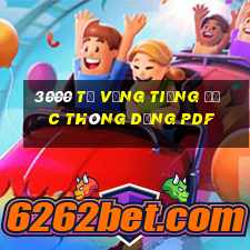 3000 từ vựng tiếng đức thông dụng pdf