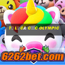 tỷ lệ cá cược olympic