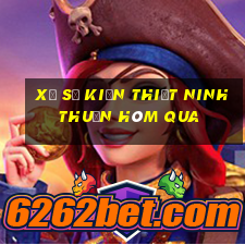 xổ số kiến thiết ninh thuận hôm qua