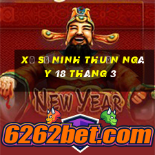 xổ số ninh thuận ngày 18 tháng 3