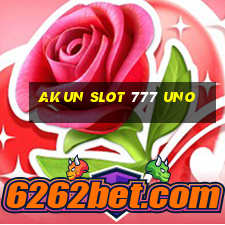 akun slot 777 uno