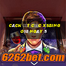 Cách đặt cược XSBINGO18 ngày 5