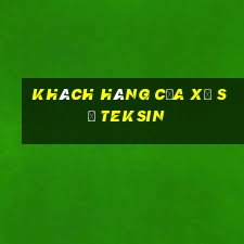 Khách hàng của xổ số Teksin