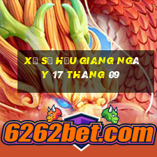 xổ số hậu giang ngày 17 tháng 09