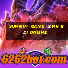 sunwin  game đánh bài online