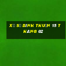 xổ số bình thuận 15 tháng 02