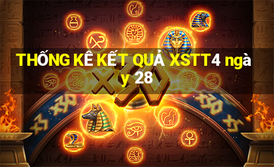 THỐNG KÊ KẾT QUẢ XSTT4 ngày 28