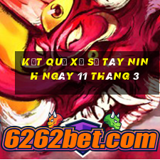 kết quả xổ số tây ninh ngày 11 tháng 3