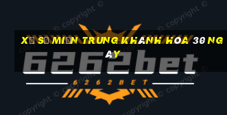 xổ số miền trung khánh hòa 30 ngày