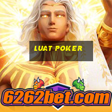 luat poker