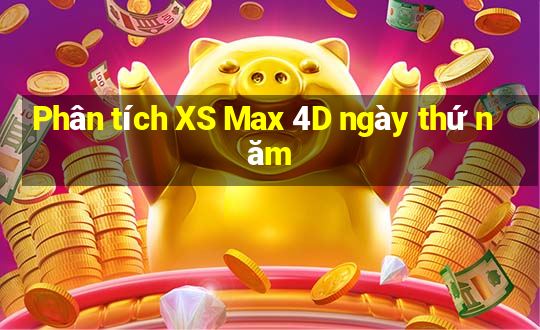 Phân tích XS Max 4D ngày thứ năm