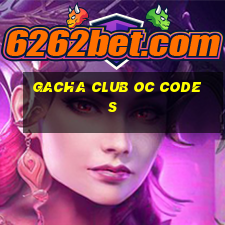 gacha club oc codes