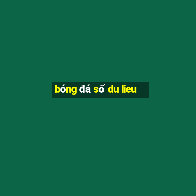 bóng đá số du lieu